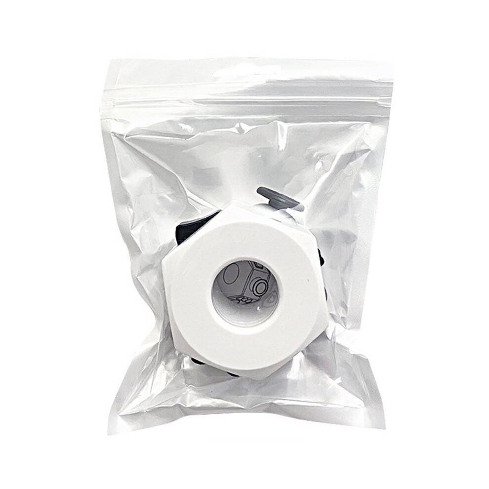 Fidget Ring Toys Anti-Stress Fingertip Click Reduce Autism Anxiety Stress Relief Toys Innovative Gift Bright Moon White