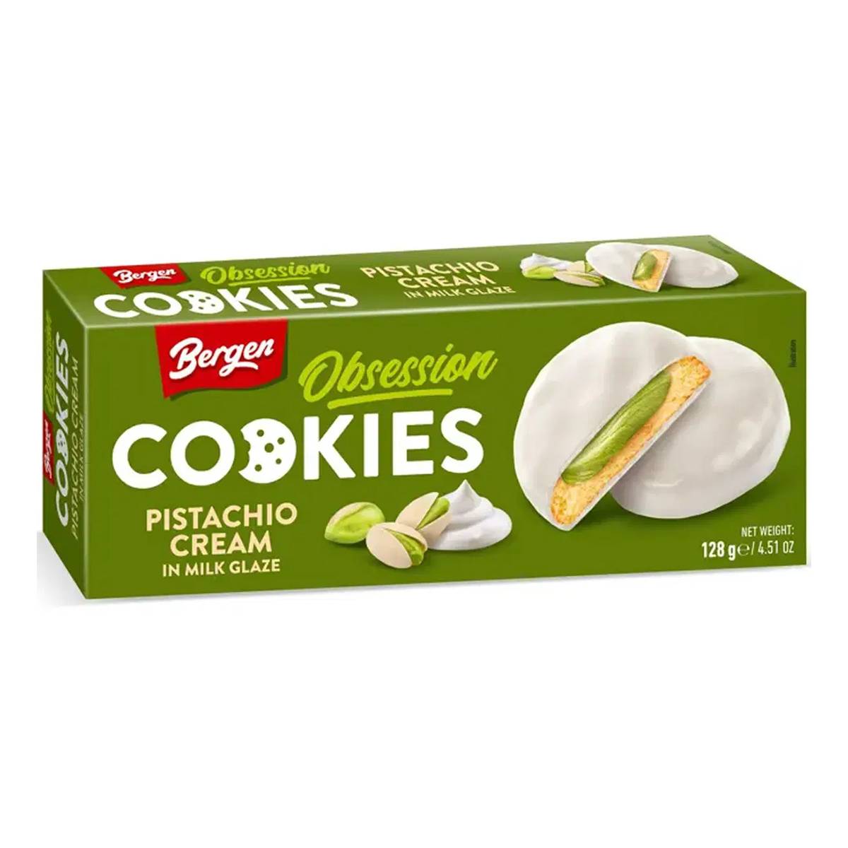 Dubaichoklad Cookies Vit Choklad Med Fyllning