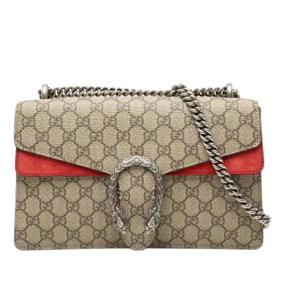 Gucci Vintage Pre-owned Ruskind gucci-tasker - Vintage - Dame - Beige - ONE SIZE -