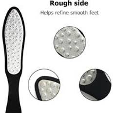 Dubbelsidig fot raspfil död hud callus remover pedikyr slipande skrubbverktyg