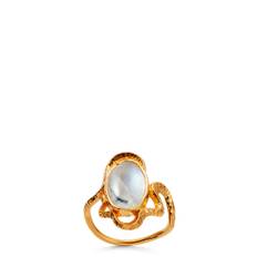 Maanesten ring - 4731A Siren guldbelagt