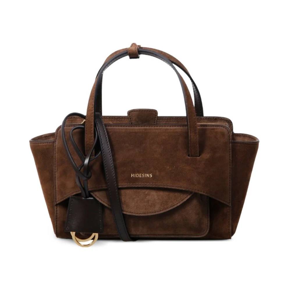 Hidesins Flap Tote Bag - Tasker - Dame - Brun - ONE SIZE - Uld
