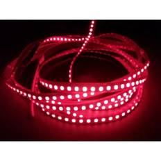 Rød 670 nm LED strip, 4,8W/m, 24V - 5 meter, IP20, 60 LED/meter, RA80