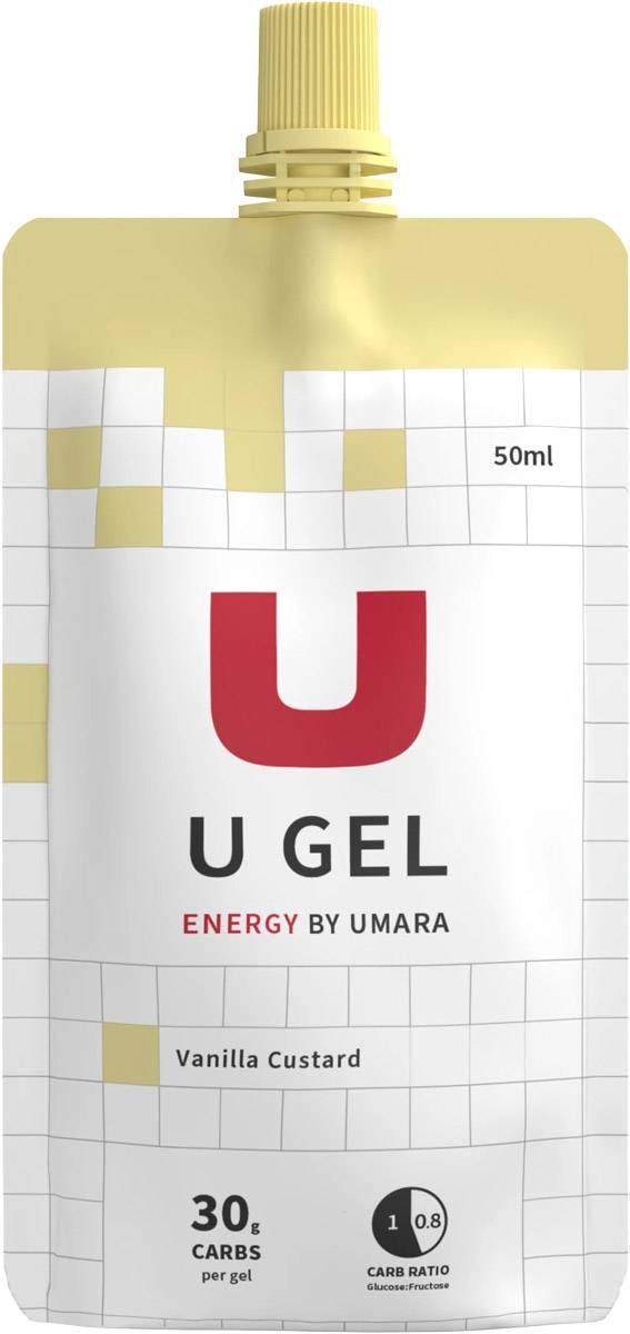 Umara U Gel Skruvkork 50ml VANILLA CUSTARD - Energigel