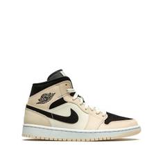Jordan - Wmns Air Jordan 1 Mid sneakers - dam - läder - 7 - Vit