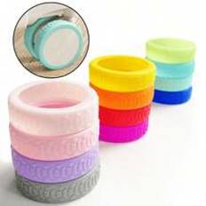 8pcs Silicone Luggage Wheel Protector, Anti-Scratch, Quiet & Anti-Slip, Shockproof & Soundless For Suitcase