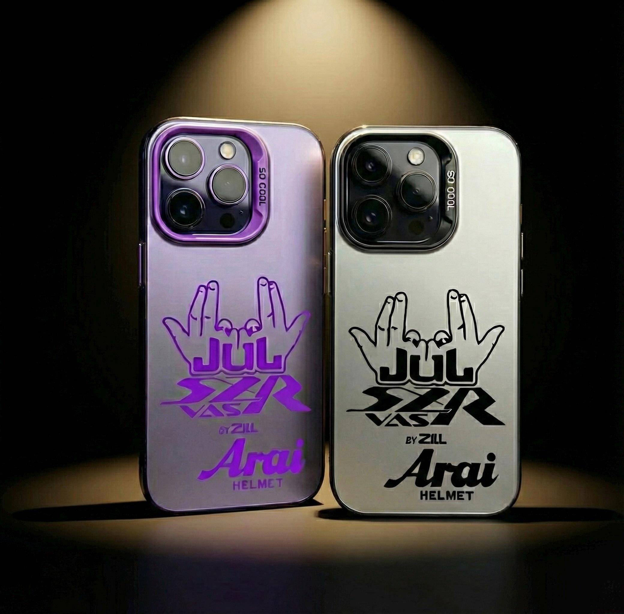 Rappare Het Ny JUL Logotyp Telefonfodral För iPhone 17 17e 16e 16 15 14 13 12 11 mini Pro Max X XR XSMAX 8 7 Air Plus Matt Baksida