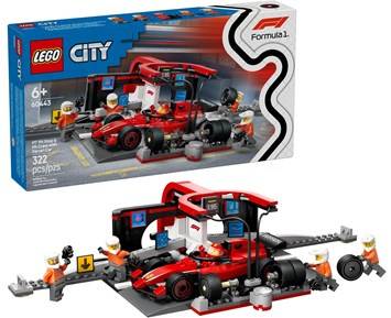 LEGO City F1 depåstopp & depåteam med Ferrari bil 60443 - Fyndvara