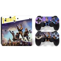 Fortnite PS4 Slim skin. Heltene med skudhuller.