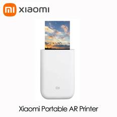 Xiaomi Mijia MI Portable Mini Pocket Photo Printer Kit Bluetooth-skrivare Bluetooth trådlös Bt termisk skrivare för mobiltelefon Printer Add 50PCS Papers vit