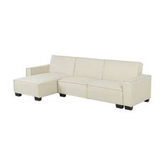 Halsnead Hörnbäddsoffa Höger - Beige Bäddsoffa Tyg