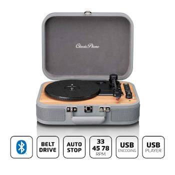 Lenco Skivspelare med Bluetooth® och USB-spelare/inspelare