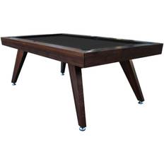 Biljardbord Europool Modern Walnut med Matbordsskiva 6 fot