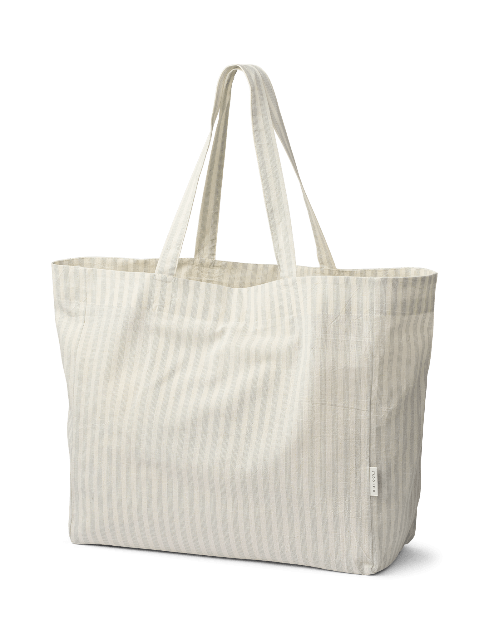 HANNA TOTE BAG - SOFT MINT STRIPE