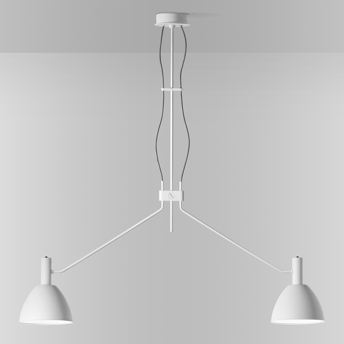 Bauhaus 90 S2 pendel Lumini - Hvid
