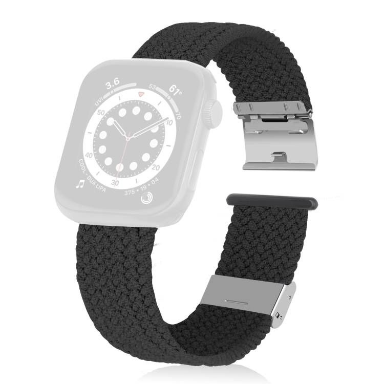 Apple Watch 42/44/46/49mm Urrem Flettet - Sort