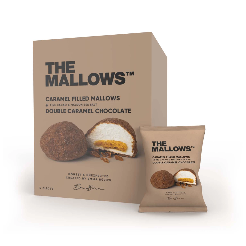 CARAMEL FILLED MALLOWS - DOUBLE CARAMEL CHOCOLATE