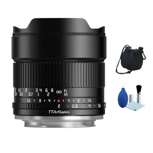 TTArtisan 10 mm F2 APS-C Fisheye 105° vidvinkel manuell lins för Fuji X Fujifilm XF montering XS10 XS20 XT30 XT5 XH1 XE1 XA3 XA5 X100V X100S XPro1 XPro2 XPro3, etc.