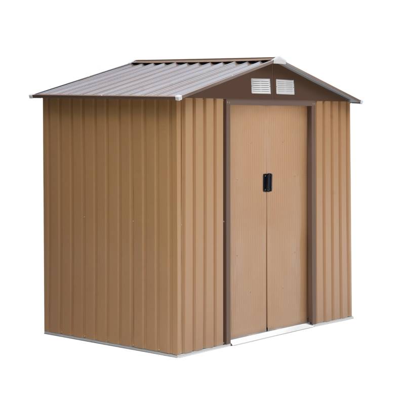 Redskapsbod med skjutdörrar 2,13x1,30x1,85 cm