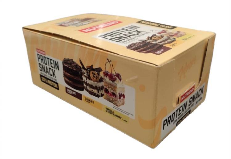Nutrend - Protein Snack Bar Vanilj & Surkörsbär 30 x 40g