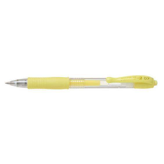 Gelpenna G2 pastell 0.7 gul - Gul