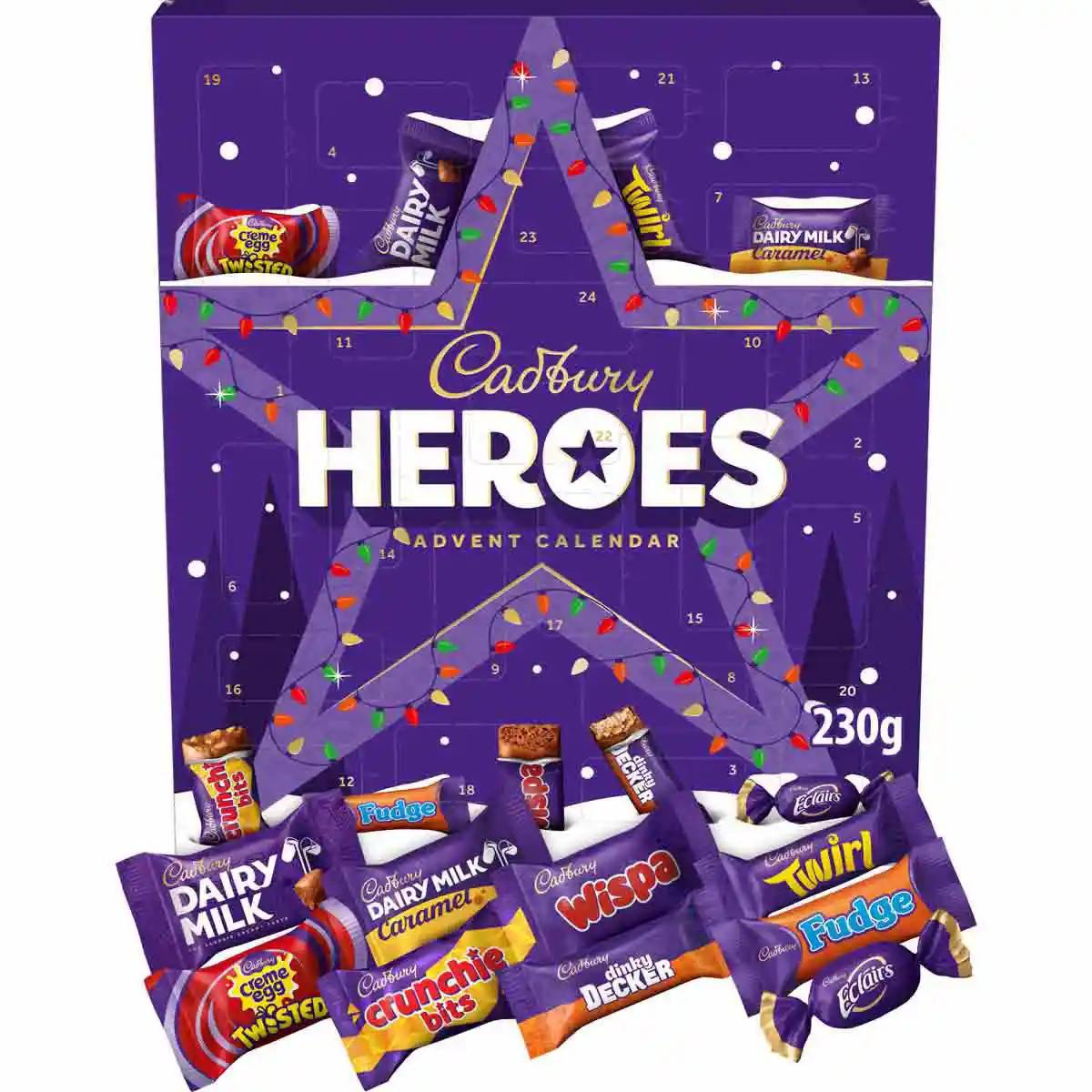 Cadbury Heroes Chocolate Advent Calendar 230g