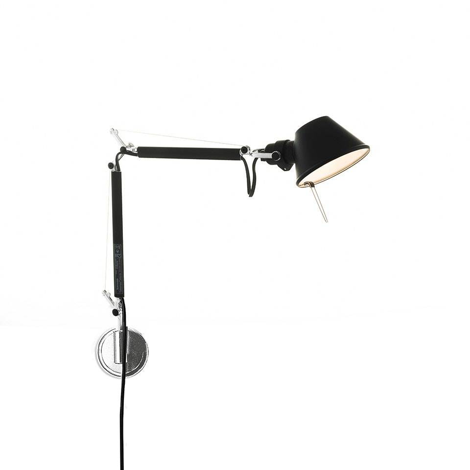 Artemide - Tolomeo Micro Vägglampa - Svart