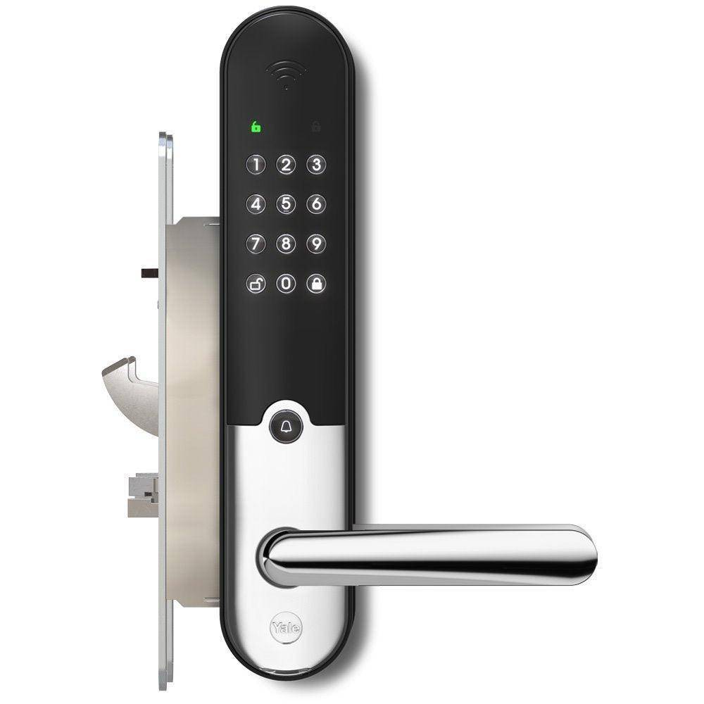 YALE Doorman L3S Flex Blank Krom - Avanceret Elektronisk Dørlås med Ajax Integration