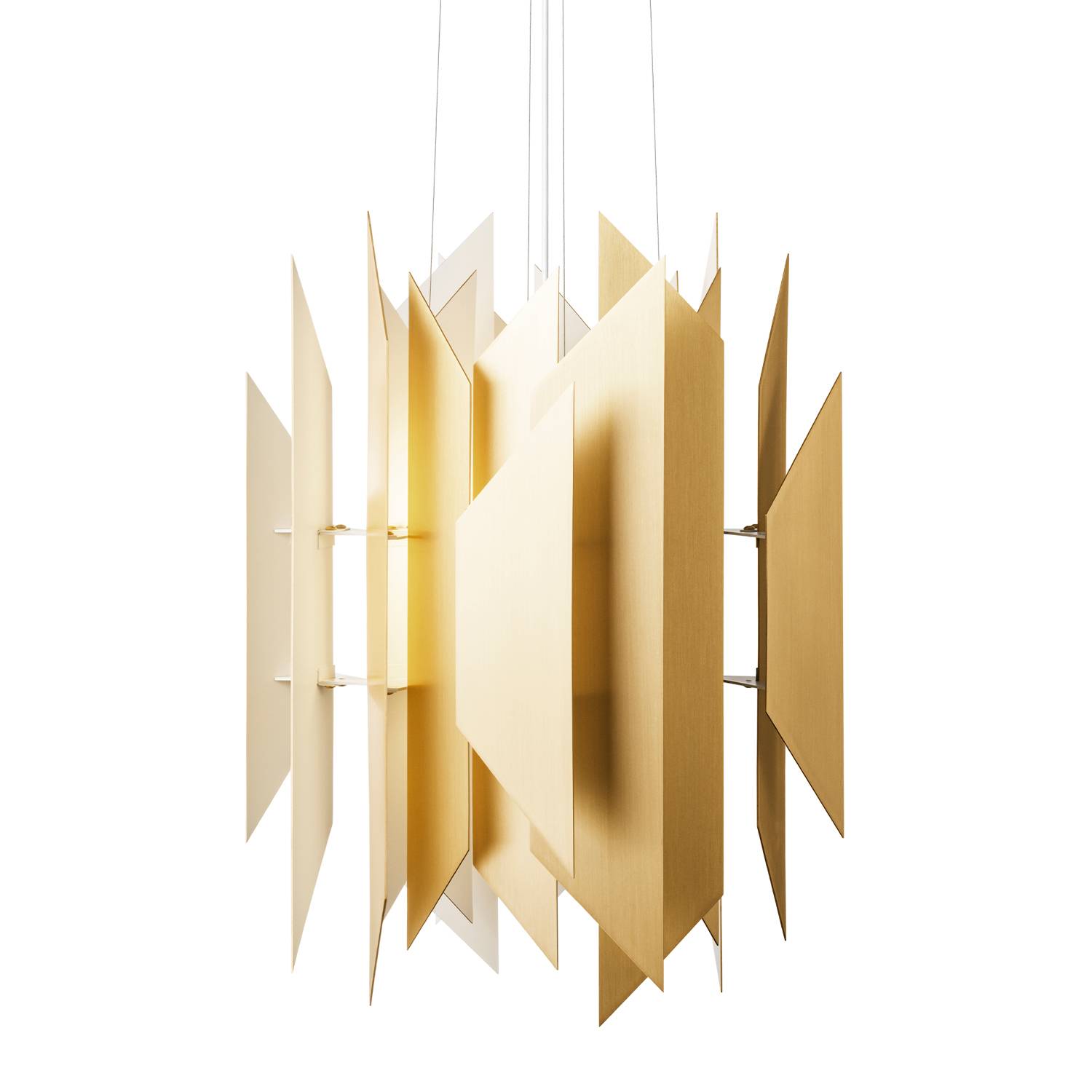 Divan 2 Pendant Ø55 cm - Brass