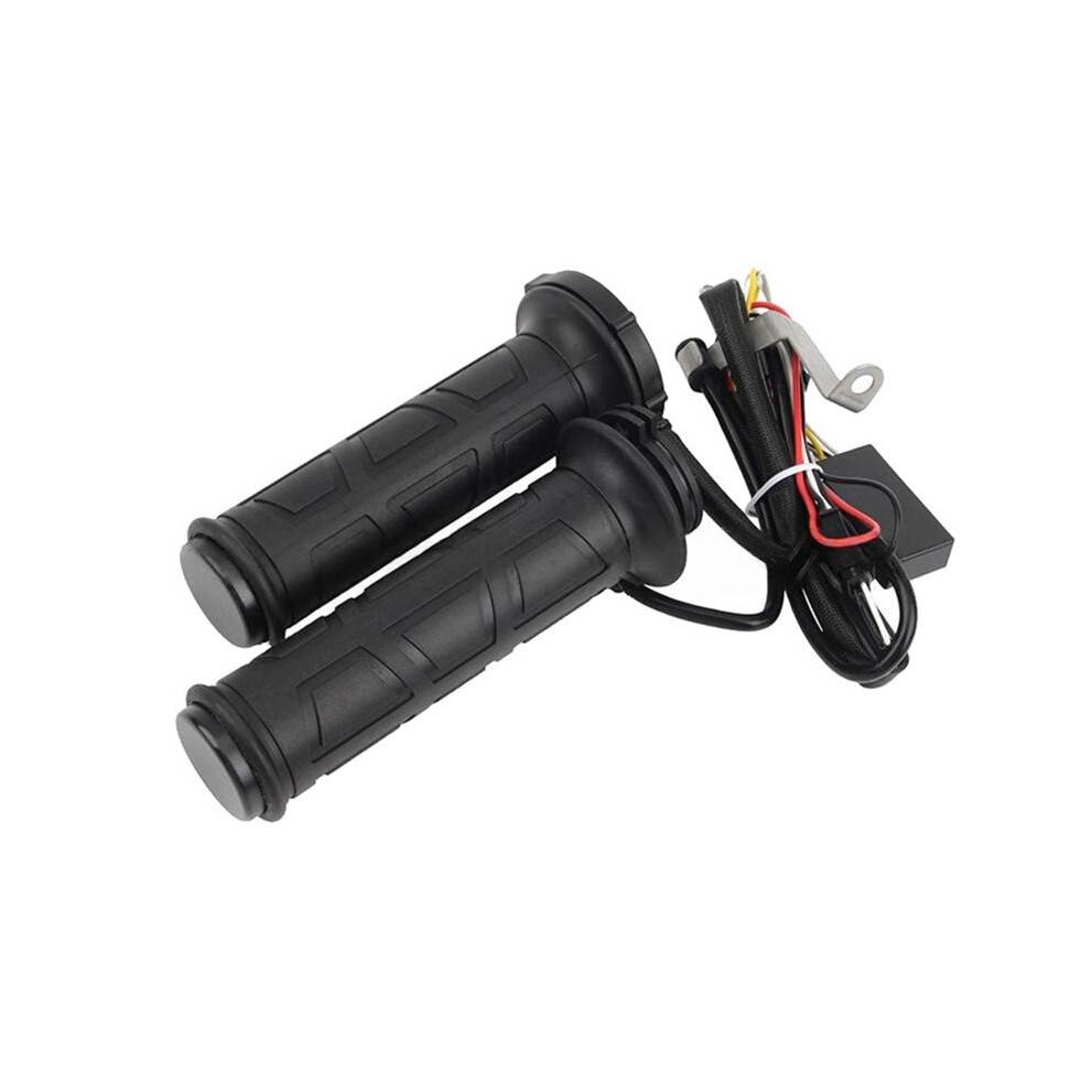Motorcycle Heated Grips 22mm Motorcycle Hand Heated Grips Adjustable Temp for Dirt Bike ATV Scooter Enduro