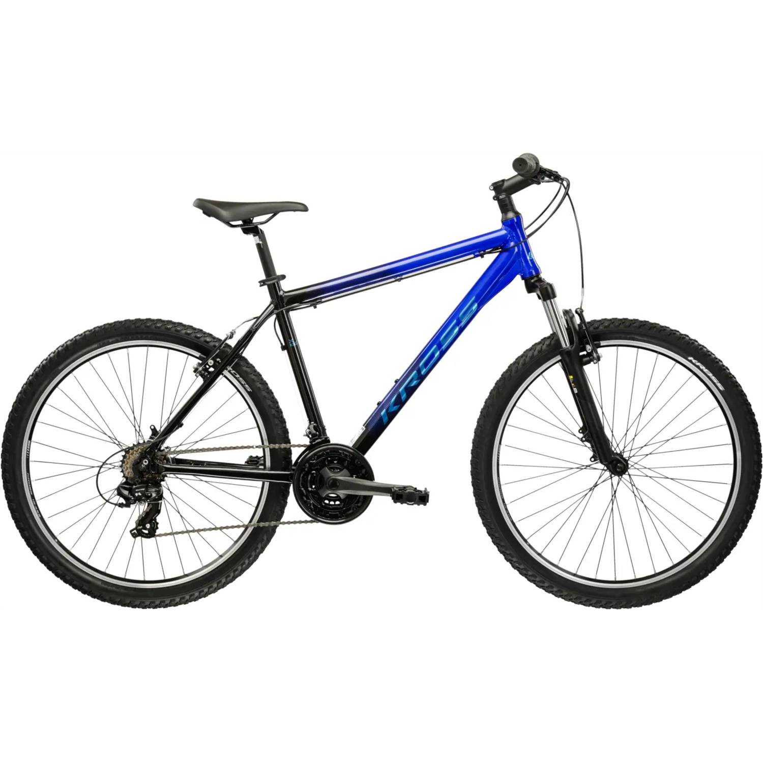 Hardtail MTB Kross Hexagon X100 Blue/Navy Blue M - Blå ( )