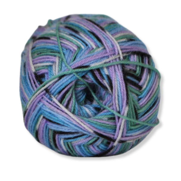 Hjertegarn Aloe Sockwool 5020 Materiale: 75% superwash uld, 25% polyamid Vægt/længde: 100 g = ca 420 meter Anbefalede pinde: 2.50-3.00 mm Strikkefasthed: 10 cm = 30 m Vask: Uldvask 30-40°C / Brug vaskemiddel til uld/silke / Tørres fladt..