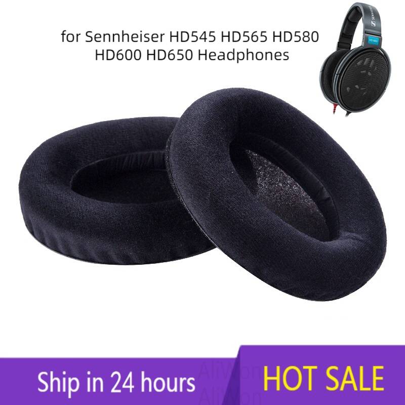 Replacement Ear Pad Ear Cushion Ear Cups Ear Cover for Sennheiser HD545 HD565 HD580 HD600 HD650 Headphones Headband Earpads New