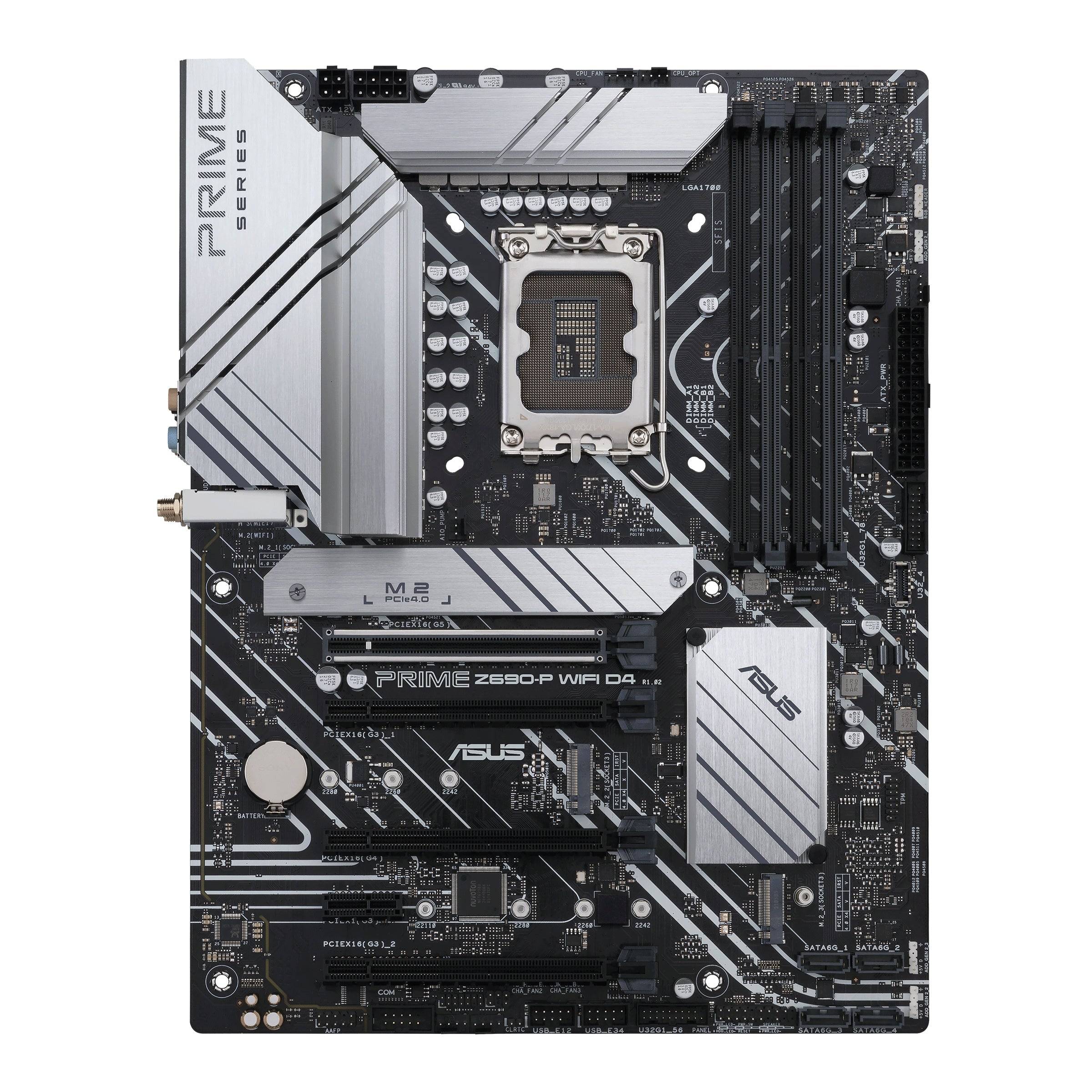 ASUS PRIME Z690-P WIFI D4 (ATX, Z690, LGA 1700, DDR4) Moderkort