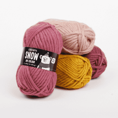 DROPS Snow Uni Colour 108 Pistacieis (Uni Colour) Indhold: 100% Uld Garngruppe: E (9 - 11 masker)/ 14 ply / super bulky Vægt/længde: 50 gram = ca. 50 meter Anbefalede pinde: 9 mm Strikkefasthed: 10 x 10 cm = 10 m x 14 p Håndvask, max 30°C / Tørres fladt / Kan filtes.