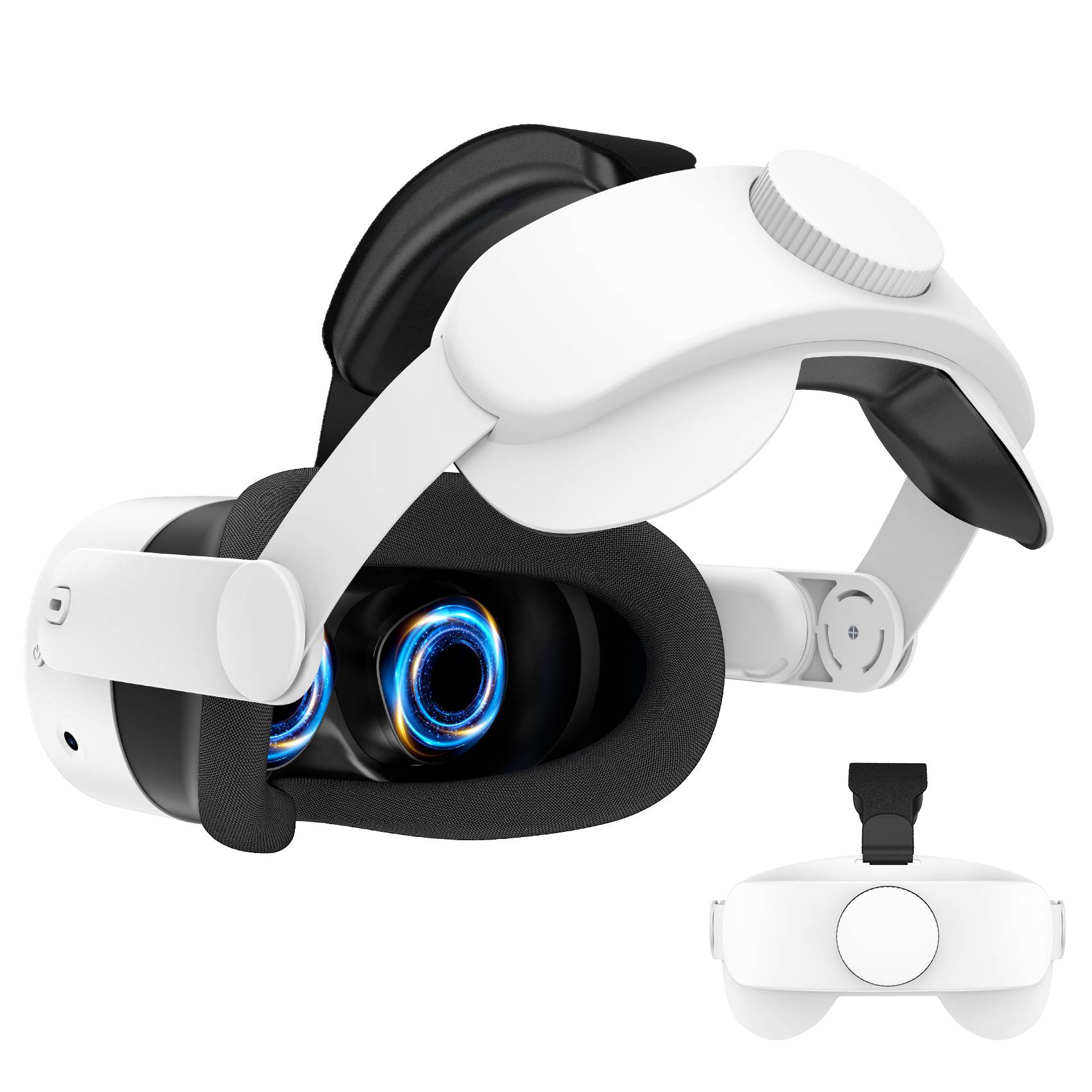 Head Strap Compatible with Meta Quest 3/Quest 3S,VR Accessories Adjustable Elite Strap Replacement for Enhanced Comfort Support