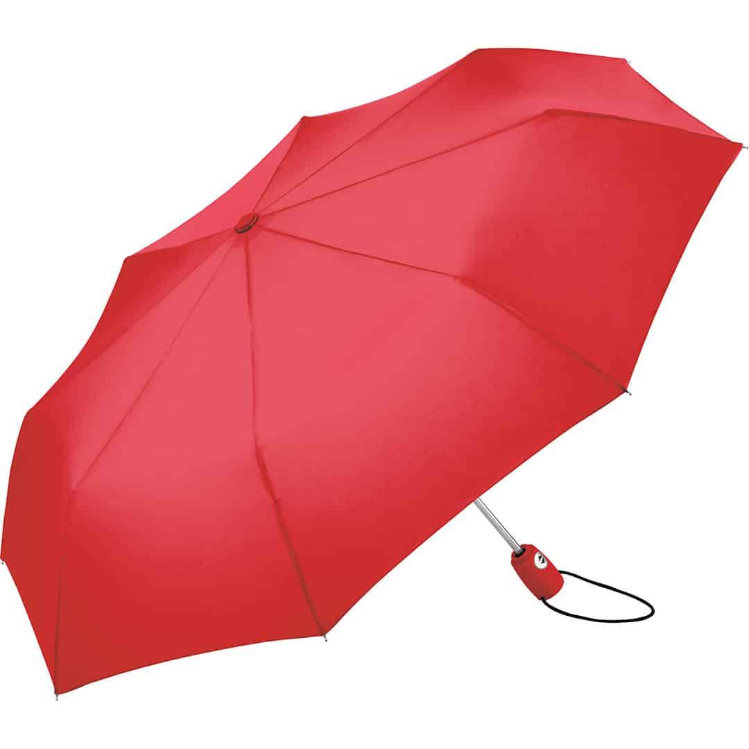 Rød taskeparaply – Hugo kompakt mini paraply Lime