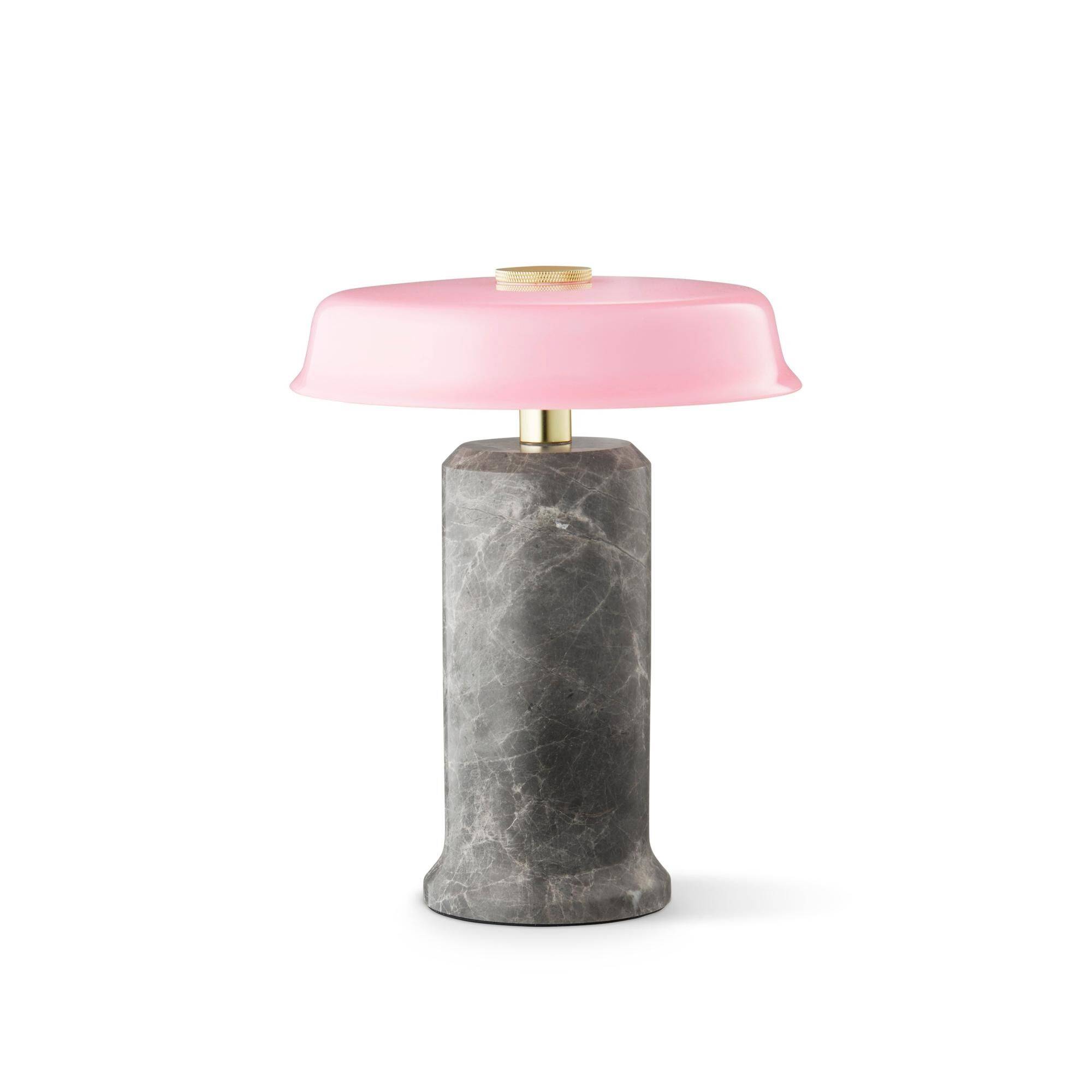 Design By Us Trip No. 2 Bärbar Lampa Silver Marmor/Rosa - Silver , rosa