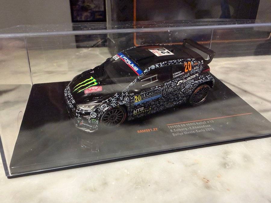 Toyota GR Yaris Rally2 #20 O. Solberg - E. Edmondson Rallye Monte-Carlo 2025