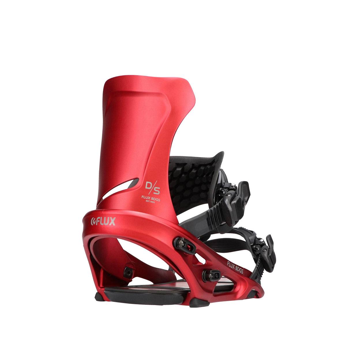 Flux Flat Rocker Series DS Metallic Red ( Flux Binding Size : L (Boot size 42+))
