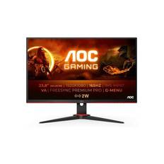 23.8" AOC Gaming 24G2SAE/BK, VA 1920x1080, 1 ms, 165Hz FreeSync Premium, 2xHDMI/DP, högtalare