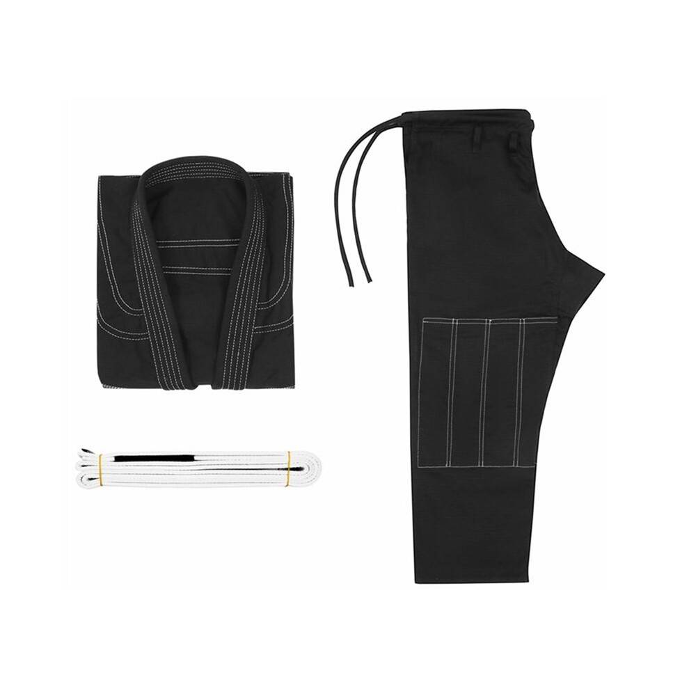 Thin Brazilian Kimono Jiu Jitsu Training Adult BJJ GI MMA Kimonos for Jiu-Jitsu Men Free White Belt 100cm-110cm