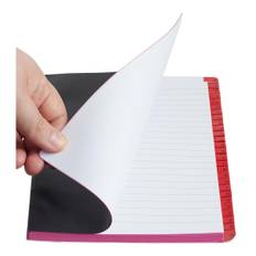 Vaxduksbok Med Register A-Ö Linjerad 72 Blad Svart A5