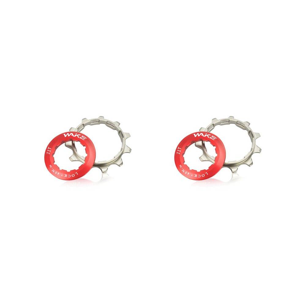 2X WAKE Bicycle Cassette Cog MTB Road Bike 8 9 10 11 12 Speed 11T Flywheel Parts Sprocket Cogs Bike Parts
