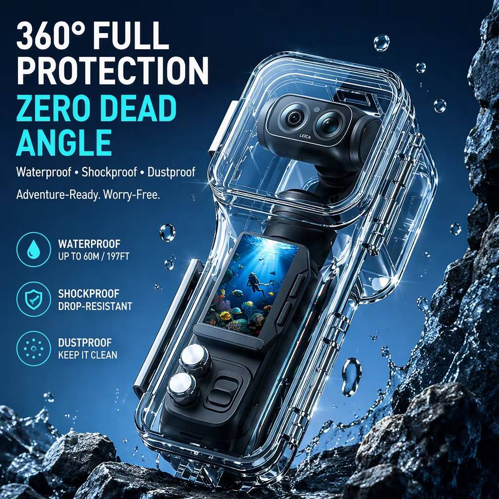 For Insta360 Luna Ultra Waterproof Housing Cover Underwater Protector Dive Case for Insta360 Luna Diving Shell Camera Accessorie