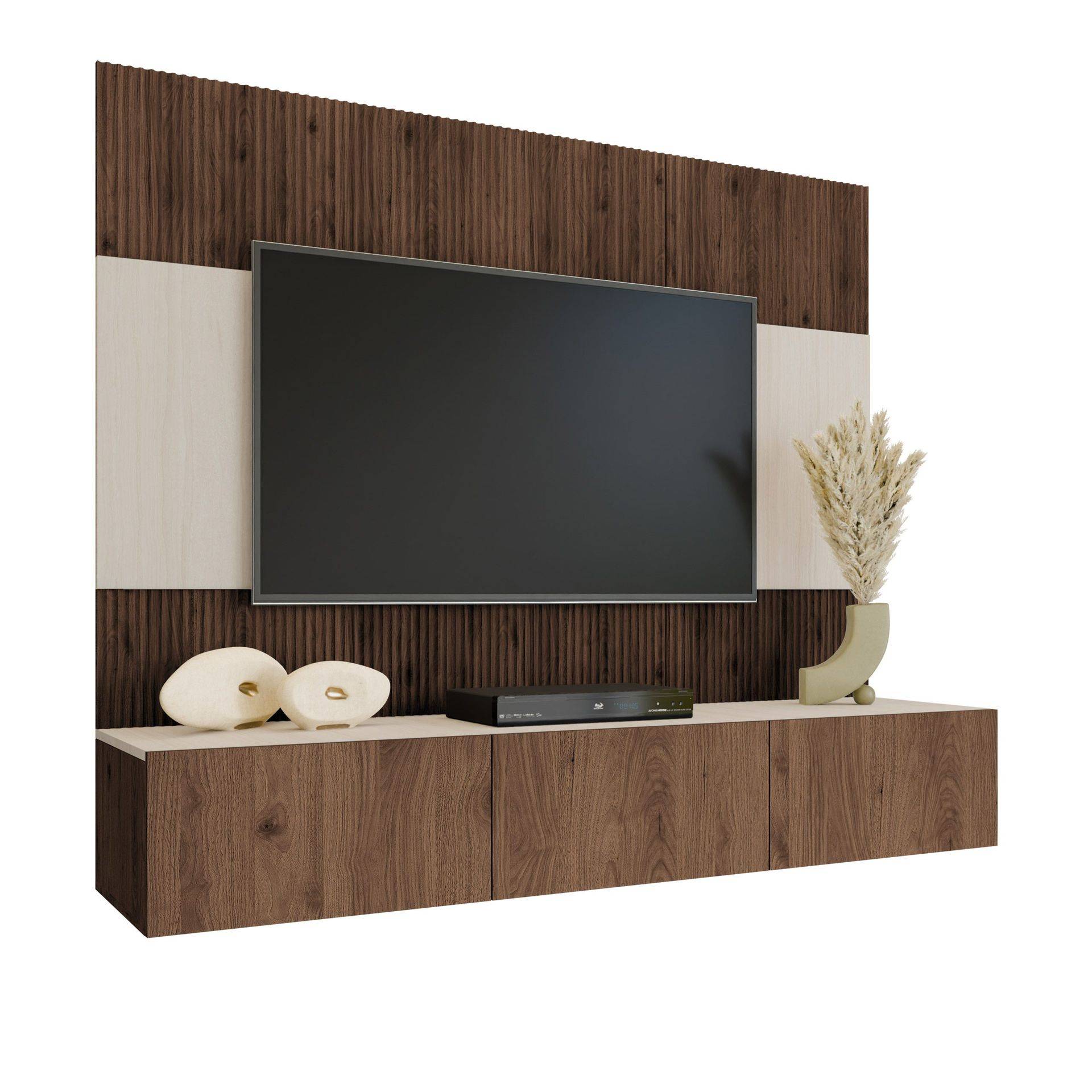 Bernice Tv-skåp 180 cm - brun TV-möbelset Brun