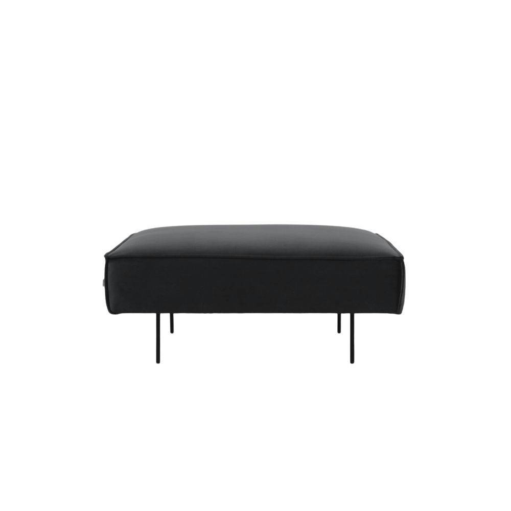 HANDVÄRK Furniture The Modular Sofa Parts Ottoman Velvet Dark Grey