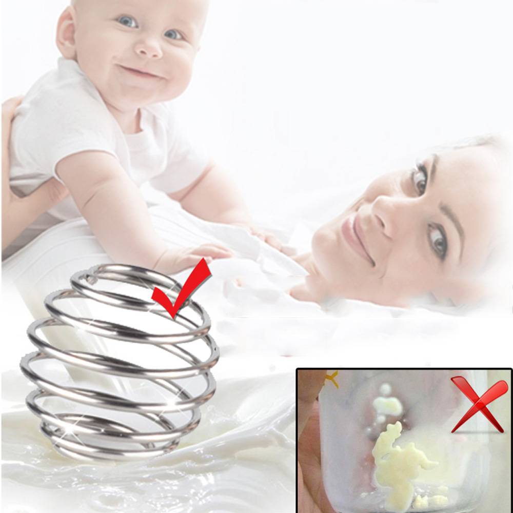 1 st /4 st hemkök rostfritt stål vispboll för shaker protein vattenflaska boll mjölk mixer shaker bar drink prylar set