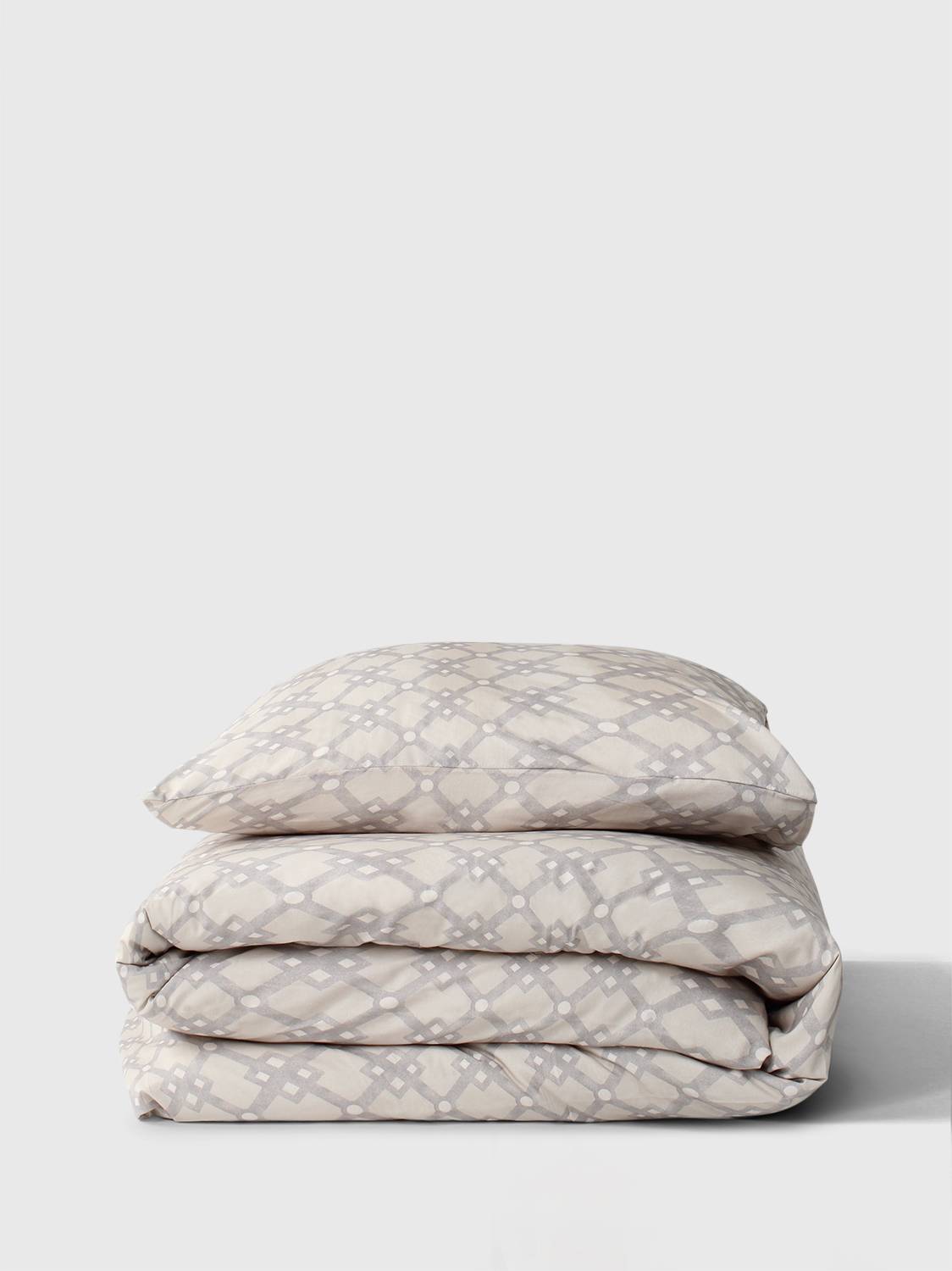 Påslakanset - Belinda (beige) (Storlek: 150 x 210 cm)