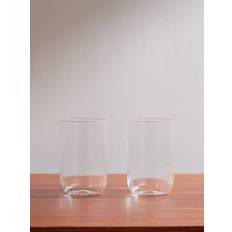 RD.LAB - Tuccio Set of Two Glass Tumblers - Men - Neutrals